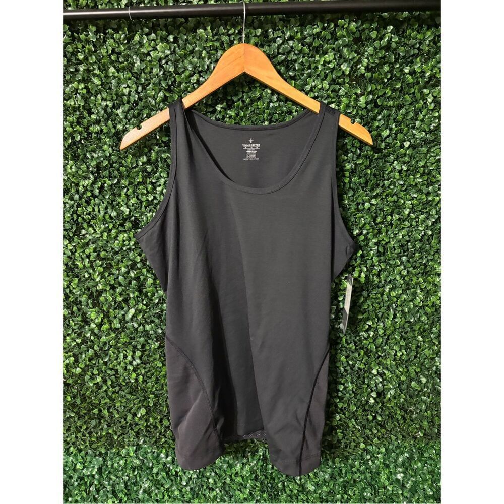 Tommie Copper Womens Core Compression Tank Top Black Size XL NWT